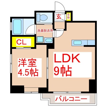 さくらヒルズ樋之口壱番館の物件間取画像